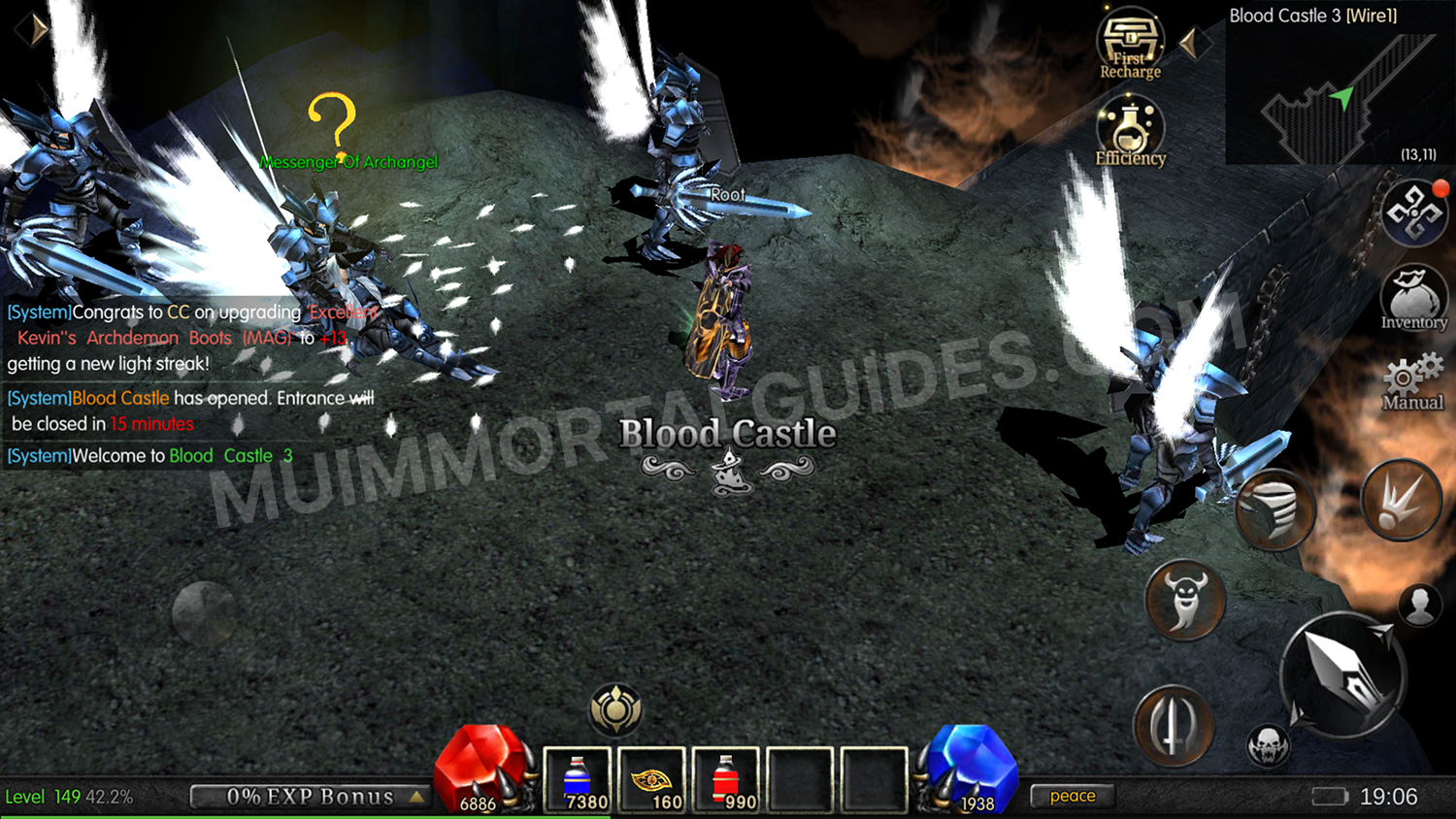 MU Immortal screenshot of Blood Castle