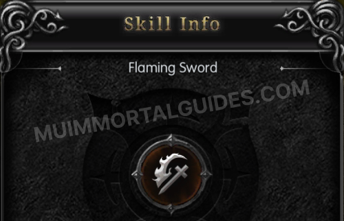 Flaming Sword